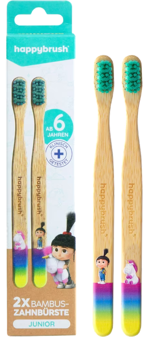 HAPPYBRUSH Double Pack zobu birste, 2 gab. - 1