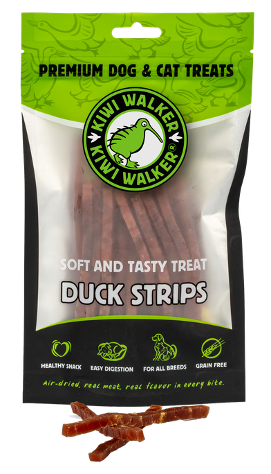 KIWI WALKER Kaltētas Pīles Mīkstās Strēmelītes kārumi, 100 g - 1
