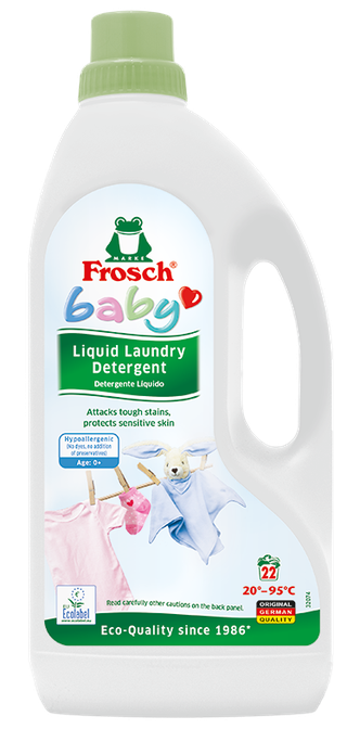 FROSCH Baby šķidrais veļas mazgāšanas līdzeklis, 1500 ml - 1