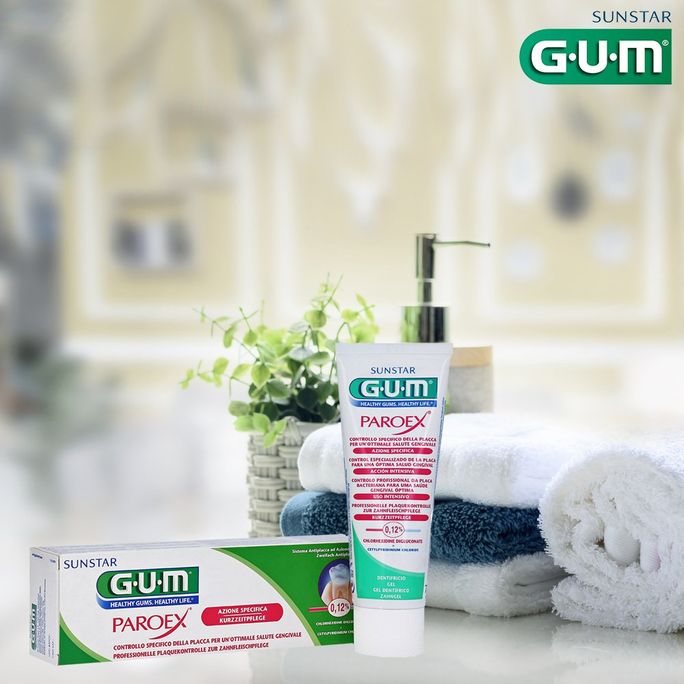 GUM Paroex 0,12% CHX zobu pasta, 75 ml - 2