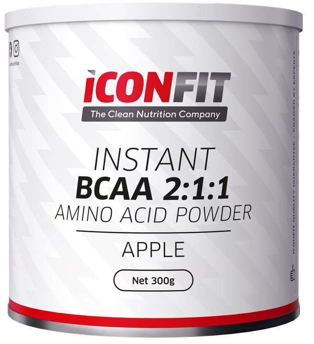 ICONFIT BCAA 2:1:1 - Apple pulveris, 300 g - 1
