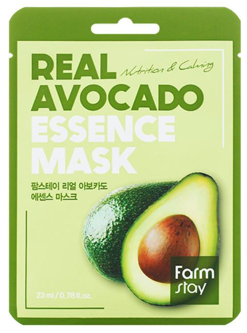 FARMSTAY Real Avocado auduma sejas maska, 1 gab. - 1