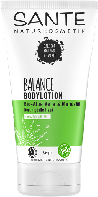 SANTE Balance With Organic Aloe and Almond Oil ķermeņa losjons, 150 ml - 1