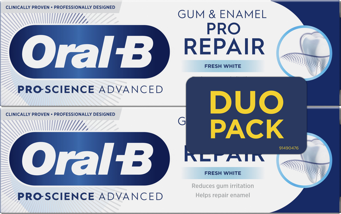ORAL-B Advanced Gum & Enamel Fresh White dantų pasta, - 1