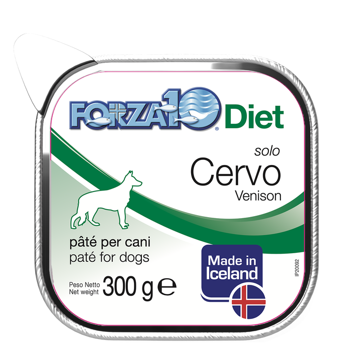 FORZA10 Solo Diet Briedis, Suņiem pastēte, 300 g - 1