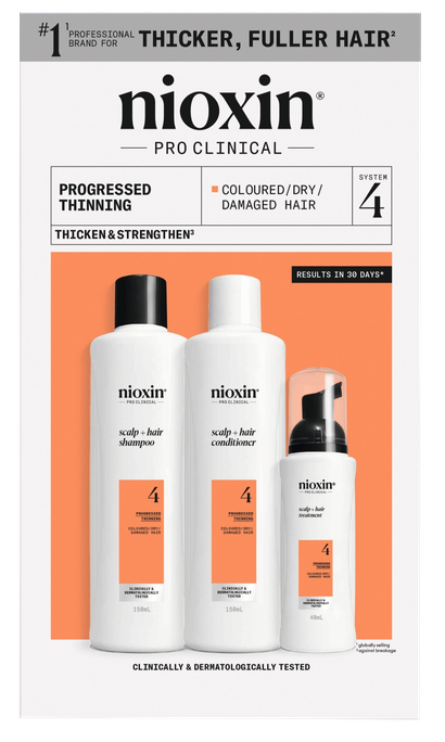 NIOXIN Hair Care System 4 Kit for Colored Hair with Progressed Thinning komplekts, 1 gab. - 1