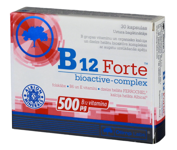 OLIMP LABS B12 Forte Bio Complex kapsulas, 30 gab. - 1