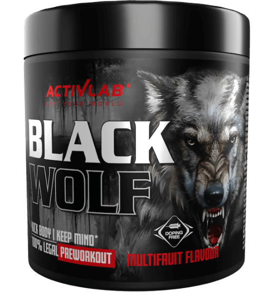 ACTIVLAB Black Wolf Multifruit, įvairių vaisių skonio milteliai, 300 g - 1