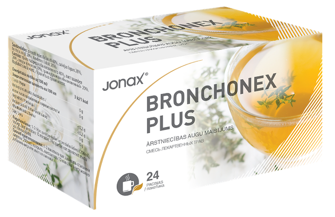 JONAX Bronchonex Plus tēja maisiņos, 24 gab. - 1