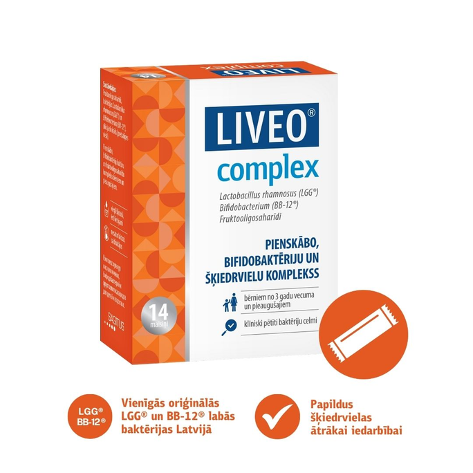 LIVEO  Complex paciņas, 14 gab. - 2