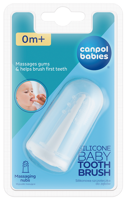 CANPOL BABIES Uz pirksta uzvelkama zobu birste, 1 gab. - 1