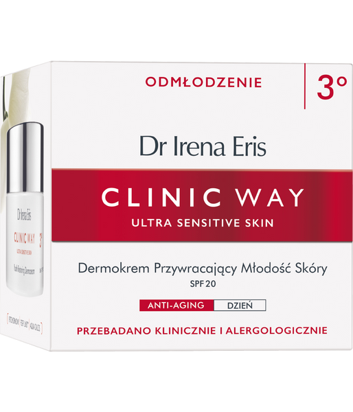 CLINIC WAY 3 Rejuvenation SPF 20 dienas sejas krēms, 50 ml - 2