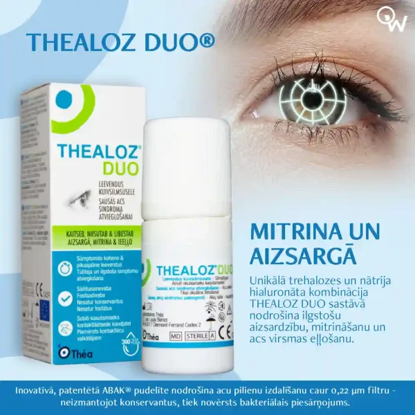 THEALOZ Duo acu pilieni, 10 ml - 2