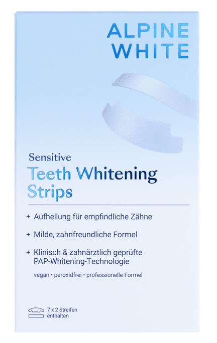 ALPINE WHITE Whitening Sensitive zobu balināšanas plāksnītes, 7 gab. - 1