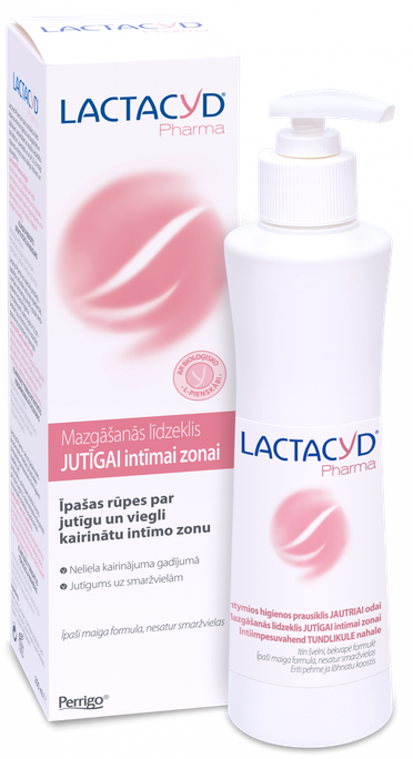 LACTACYD Pharma Sensitive mazgāšanas līdzeklis intīmai zonai, 250 ml - 1