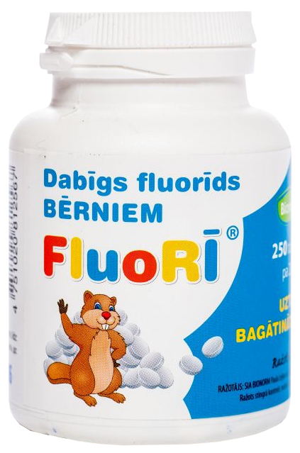 FLUORĪ 220 mg tabletes, 250 gab. - 1