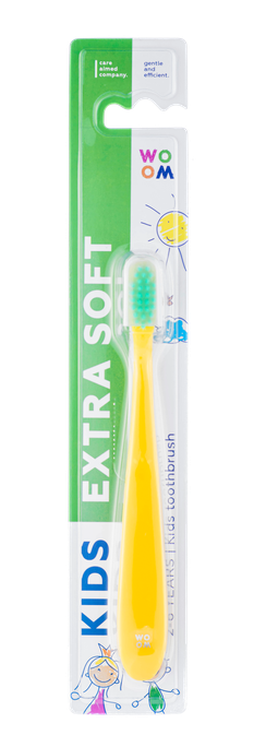 WOOM Kids Extra Soft zobu birste, 1 gab. - 1