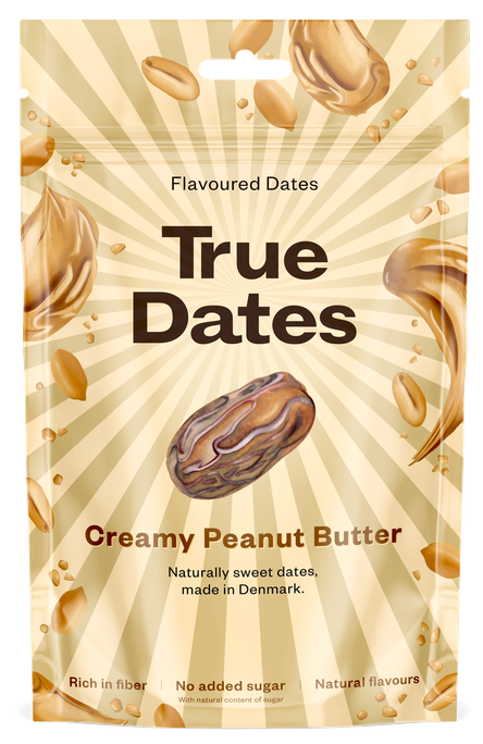 TRUE DATES Creamy Peanut Butter dateles, 100 g - 1