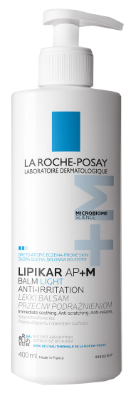 LA ROCHE-POSAY Lipikar Light AP+M Anti-Irritation ķermeņa balzams, 400 ml - 1