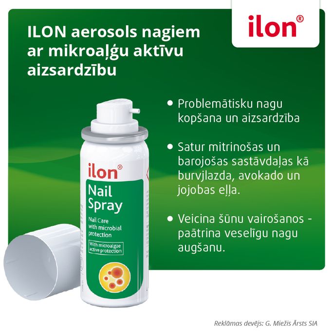 ILON Nail izsmidzināms līdzeklis, 50 ml - 2