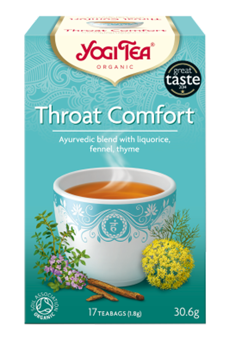 YOGI TEA Throat Comfort Bio tēja maisiņos, 17 gab. - 1