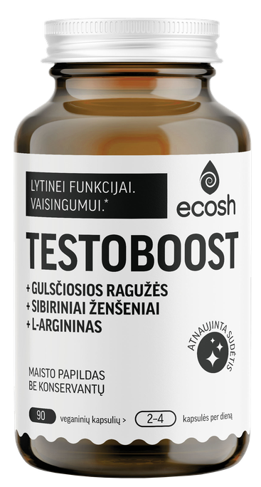 ECOSH Testoboost kapsulės, 90 vnt. - 1