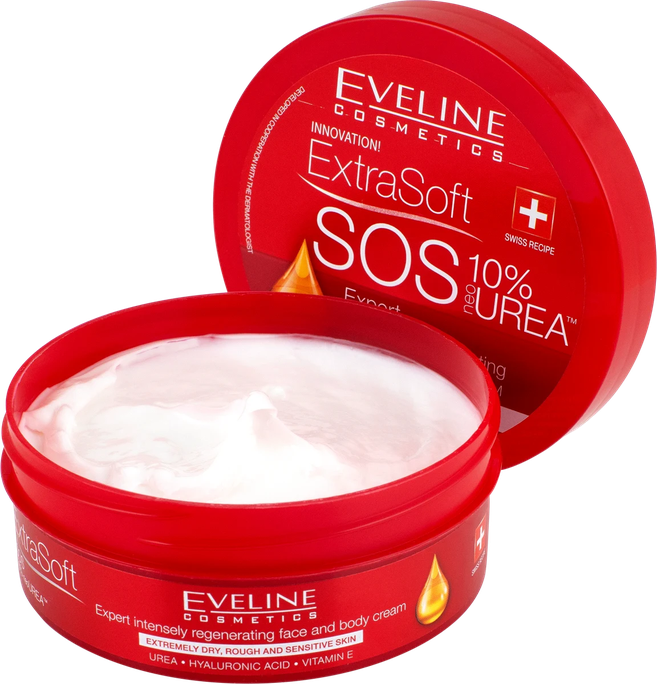 EVELINE Extra Soft SOS 10 % UREA ķermeņa krēms, 175 ml - 2