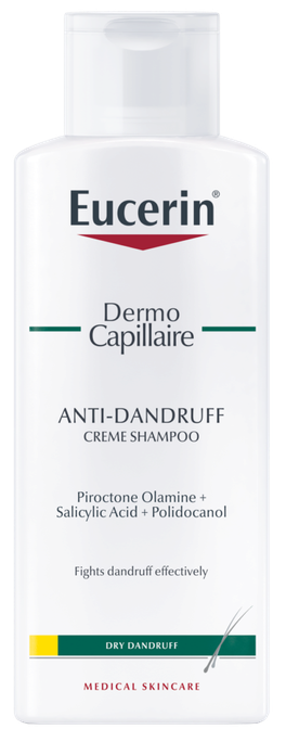 EUCERIN Dermo Capillaire Dry Anti-Dandruff šampūns, 250 ml - 1