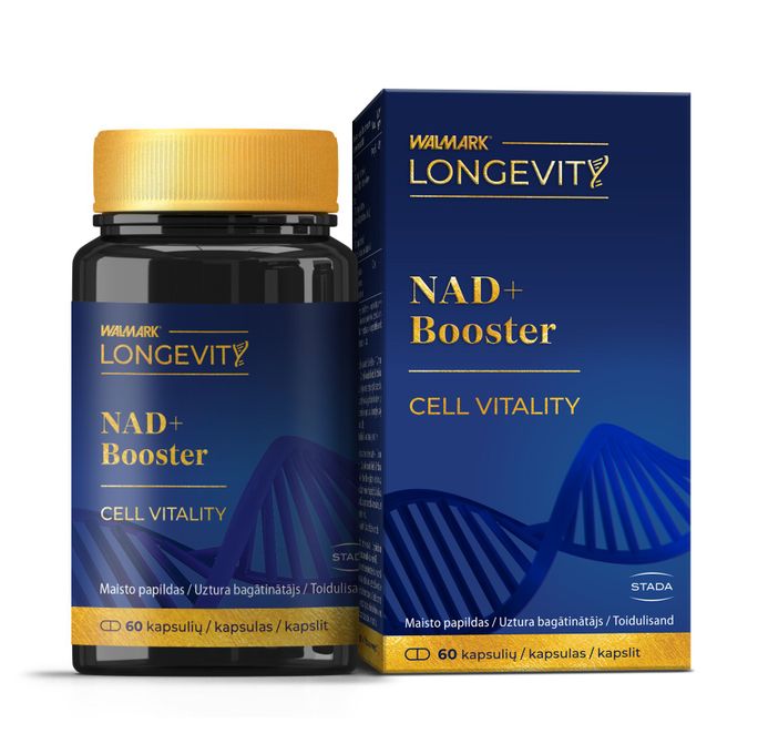 WALMARK Longevity NAD+Booster kapsulas, 60 gab. - 1