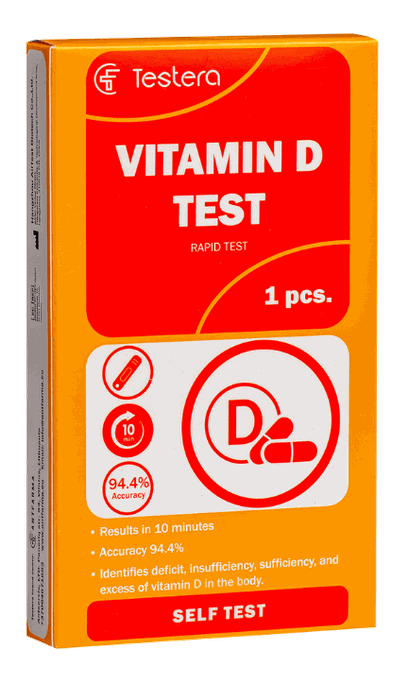 TESTERA Vitamin D tests, 1 gab. - 1