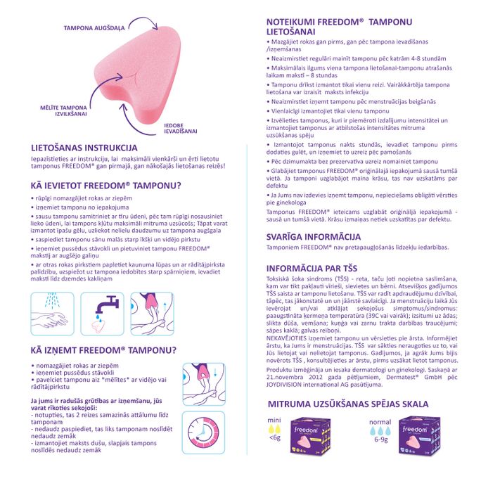 FREEDOM Soft tamponi, 10 gab. - 5