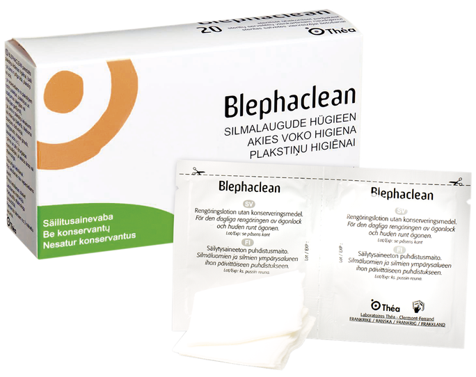 BLEPHACLEAN sterilas salvetes acu higiēnai, 20 gab. - 1