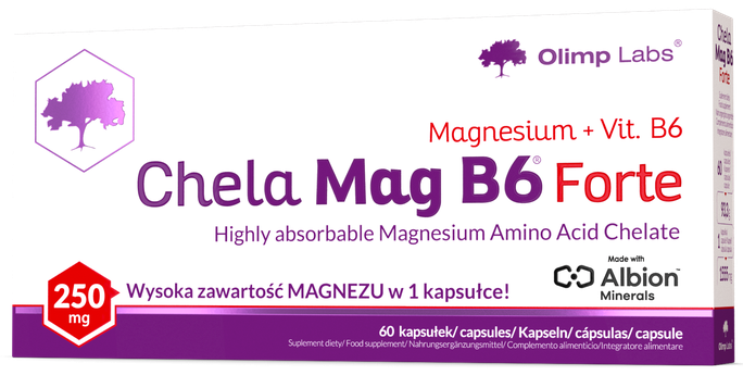 OLIMP LABS Chela-Mag B6 Forte kapsulas, 60 gab. - 1
