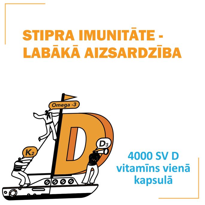 OLIDETRIM  4000 D3+K2 Omega 3 kapsulas, 30 gab. - 5