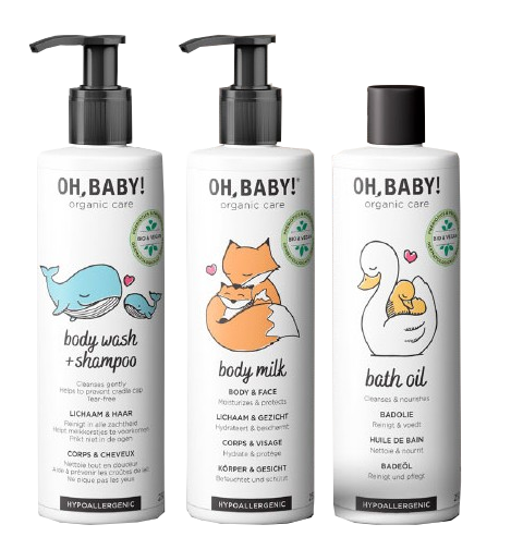 OH, BABY! Bath oil + Body Wash / Shampoo + Body Milk dāvanu komplekts, 1 gab. - 1