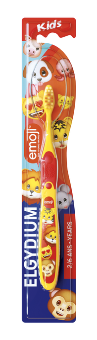 ELGYDIUM Kids emoji dantų šepetėlis, 1 vnt. - 1