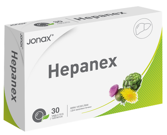 JONAX Hepanex Aknu Veselībai tabletes, 30 gab. - 1