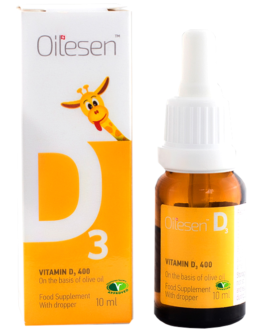 OILESEN Vitamīns D3 400 eļļa, 10 ml - 2