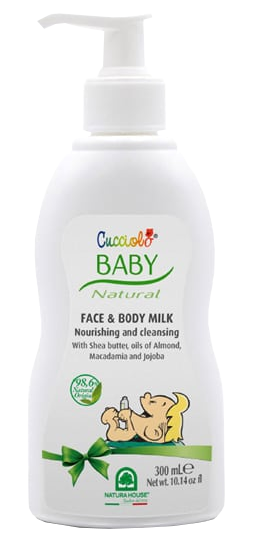 NATURA HOUSE Cucciolo Baby mitrinošs ķermeņa pieniņš, 300 ml - 1