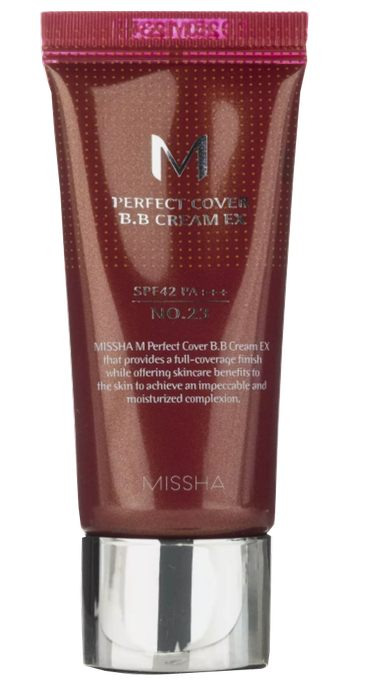 MISSHA M Perfect Cover BB SPF42 NO.23 Natural Beige sejas krēms, 20 ml - 1