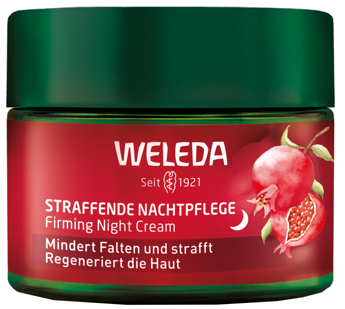 WELEDA Pomegranate & Maca Root Nostiprinošs Nakts sejas krēms, 40 ml - 1