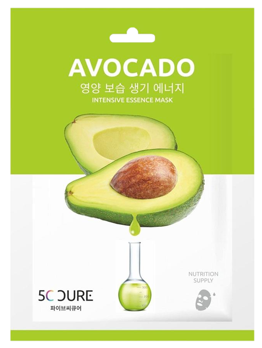 5C CURE Avocado sejas maska, 1 gab. - 1