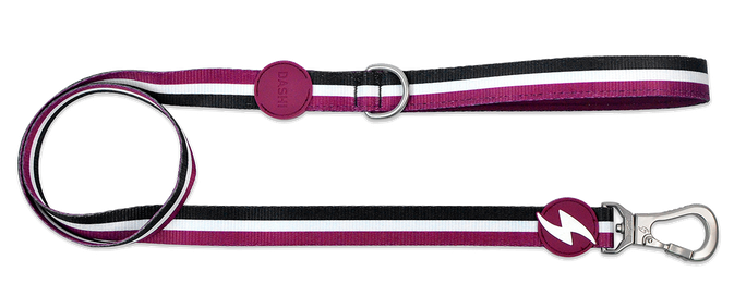 DASHI Stripes3 Purple&Black M pavada, 1 gab. - 1