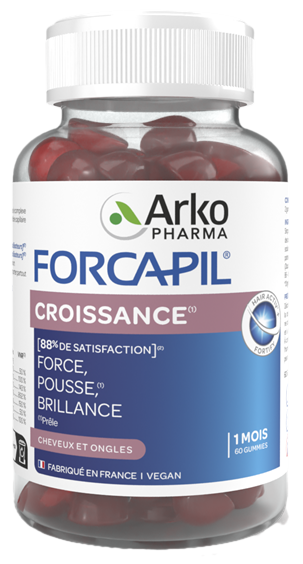 FORCAPIL Croissance pastilas, 60 gab. - 1