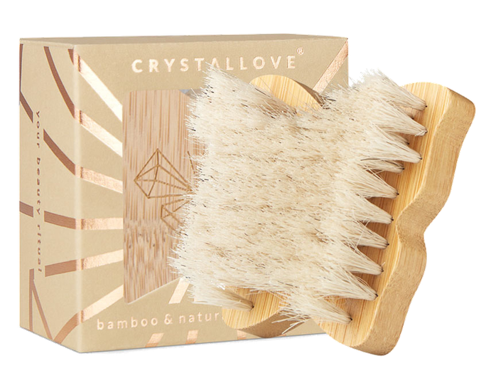 CRYSTALLOVE Butterfly Bamboo Travel Size birstīte sejai, 1 gab. - 1