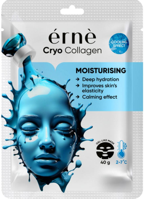ERNE Cryo Collagen Moisturizing sejas maska, 1 gab. - 1