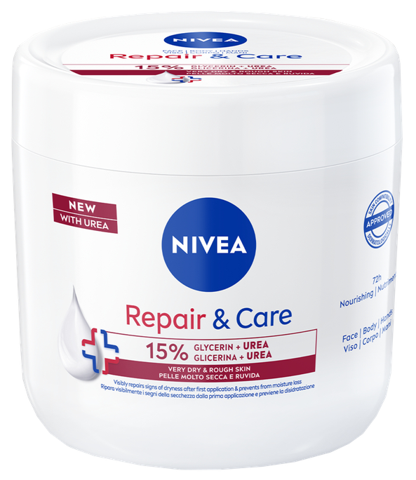 NIVEA Repair & Care Urea Ļoti Sausai Ādai ķermeņa krēms, 400 ml - 1