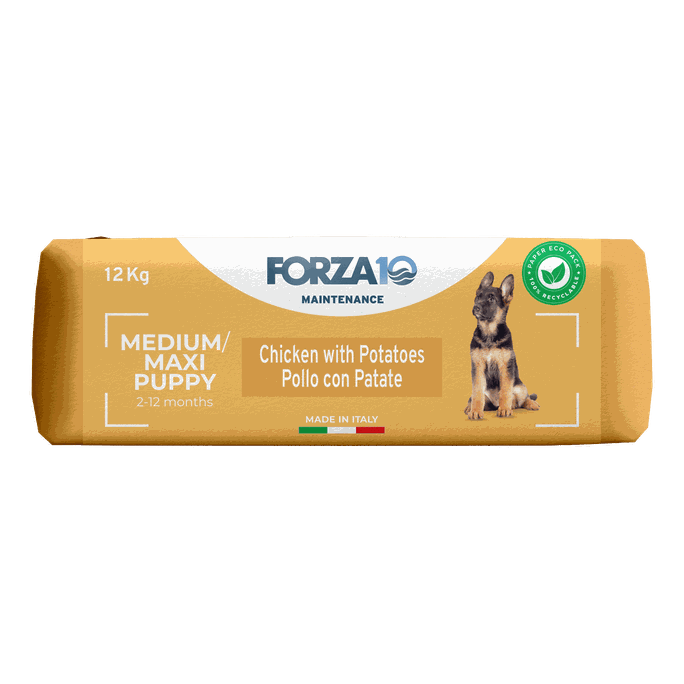 FORZA10 Maintenance Puppy Medium/Maxi Ar Vistu Un Kartupeļiem, Suņiem sausā barība, 12 kg - 3