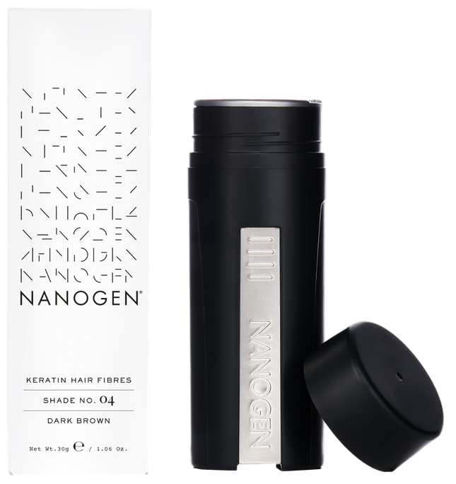 NANOGEN Keratin Dark Brown matu šķiedras, 30 g - 1
