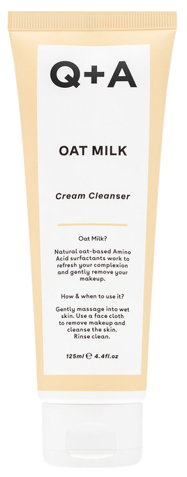 Q+A Oat Milk Cream attīrošs līdzeklis, 125 ml - 1